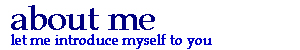 about me